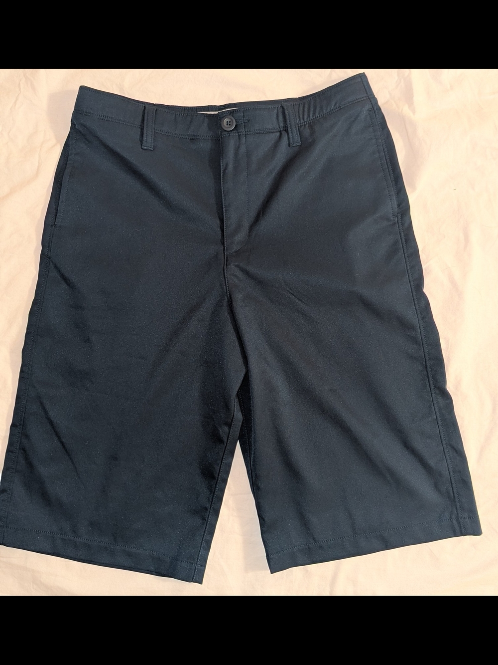 Under Armour Shorts Golf  Activewear Casual Chino Navy Blue Boys Size 18
